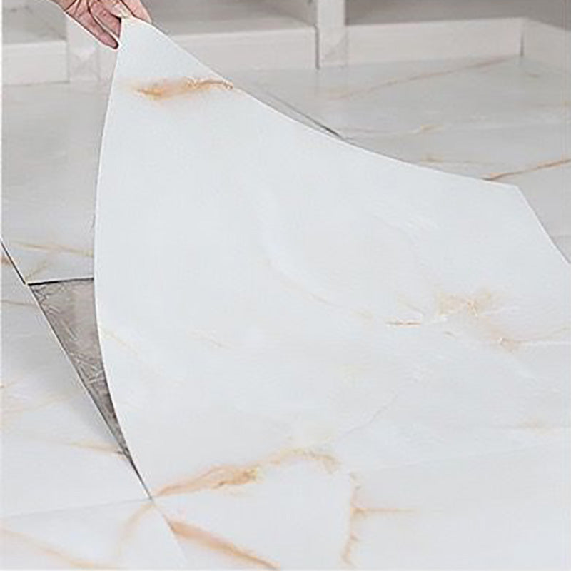 Home Indoor Vinyl Floor Peel and Stick Marble Print Square PVC Flooring Clearhalo 'Flooring 'Home Improvement' 'home_improvement' 'home_improvement_vinyl_flooring' 'Vinyl Flooring' 'vinyl_flooring' Walls and Ceiling' 7242274
