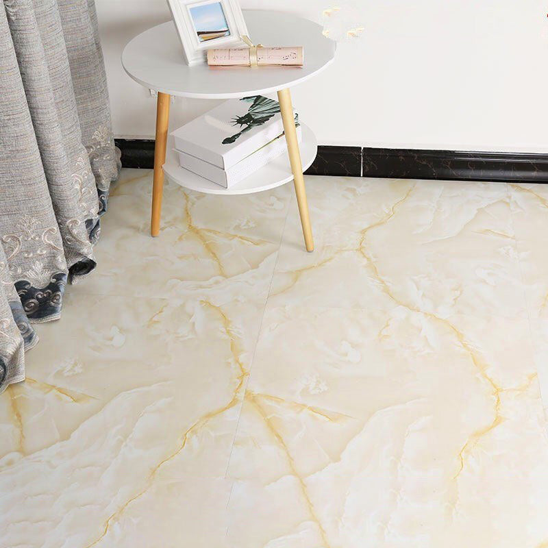 Home Indoor Vinyl Floor Peel and Stick Marble Print Square PVC Flooring Clear Clearhalo 'Flooring 'Home Improvement' 'home_improvement' 'home_improvement_vinyl_flooring' 'Vinyl Flooring' 'vinyl_flooring' Walls and Ceiling' 7242300