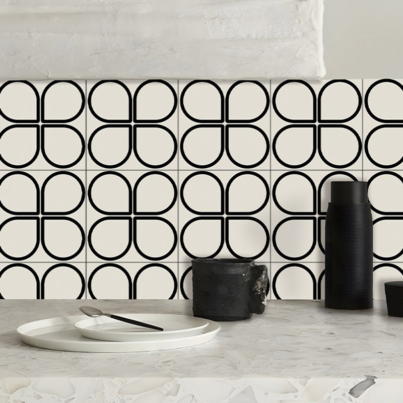 Beige Tone Peel & Stick Tile Square Pattern Printing Single Tile Beige 100-Piece Set Clearhalo 'Flooring 'Home Improvement' 'home_improvement' 'home_improvement_peel_stick_blacksplash' 'Peel & Stick Backsplash Tile' 'peel_stick_blacksplash' 'Walls & Ceilings' Walls and Ceiling' 7242357