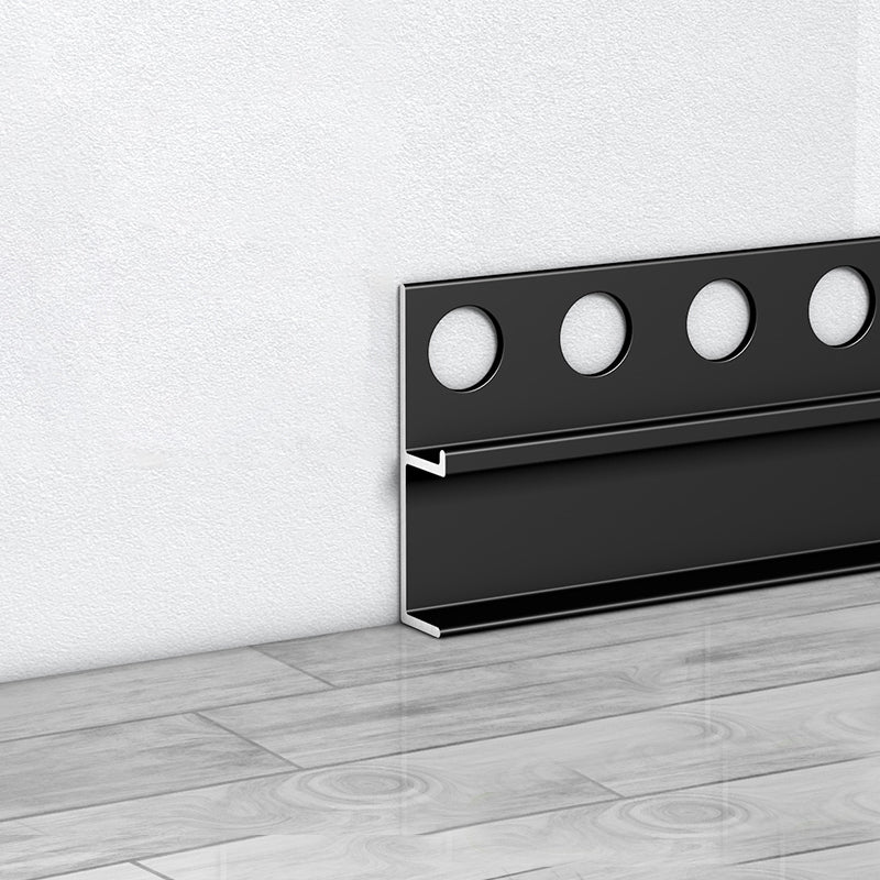 Siding Panel Metal Waterproof Indoor Fade Resistant Tin Backsplash Panel Black 1.6" Clearhalo 'Flooring 'Home Improvement' 'home_improvement' 'home_improvement_wall_paneling' 'Wall Paneling' 'wall_paneling' 'Walls & Ceilings' Walls and Ceiling' 7242392