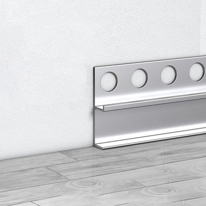 Siding Panel Metal Waterproof Indoor Fade Resistant Tin Backsplash Panel Silver 1.6" Clearhalo 'Flooring 'Home Improvement' 'home_improvement' 'home_improvement_wall_paneling' 'Wall Paneling' 'wall_paneling' 'Walls & Ceilings' Walls and Ceiling' 7242393