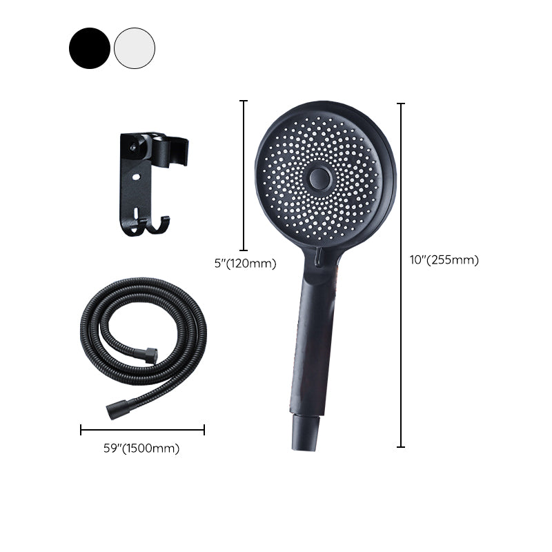 Plastic Handheld Shower Head Adjustable Spray Pattern Shower Head Clearhalo 'Bathroom Remodel & Bathroom Fixtures' 'Home Improvement' 'home_improvement' 'home_improvement_shower_heads' 'Shower Heads' 'shower_heads' 'Showers & Bathtubs Plumbing' 'Showers & Bathtubs' 7242546