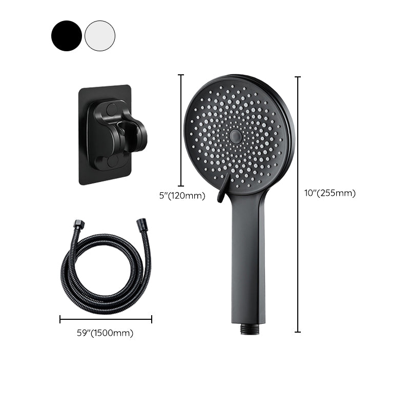 Plastic Handheld Shower Head Adjustable Spray Pattern Shower Head Clearhalo 'Bathroom Remodel & Bathroom Fixtures' 'Home Improvement' 'home_improvement' 'home_improvement_shower_heads' 'Shower Heads' 'shower_heads' 'Showers & Bathtubs Plumbing' 'Showers & Bathtubs' 7242548