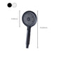 Plastic Handheld Shower Head Adjustable Spray Pattern Shower Head Clearhalo 'Bathroom Remodel & Bathroom Fixtures' 'Home Improvement' 'home_improvement' 'home_improvement_shower_heads' 'Shower Heads' 'shower_heads' 'Showers & Bathtubs Plumbing' 'Showers & Bathtubs' 7242549