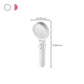 Handheld Shower Head Adjustable Spray Pattern White Round Shower Head Clearhalo 'Bathroom Remodel & Bathroom Fixtures' 'Home Improvement' 'home_improvement' 'home_improvement_shower_heads' 'Shower Heads' 'shower_heads' 'Showers & Bathtubs Plumbing' 'Showers & Bathtubs' 7242586