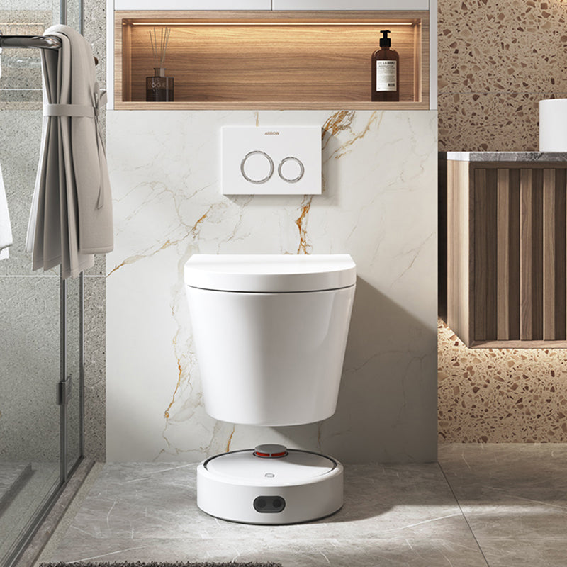 Contemporary Wall Hung Flush Toilet Ceramic Urine Toilet with Seat for Washroom Clearhalo 'Bathroom Remodel & Bathroom Fixtures' 'Home Improvement' 'home_improvement' 'home_improvement_toilets' 'Toilets & Bidets' 'Toilets' 7242885