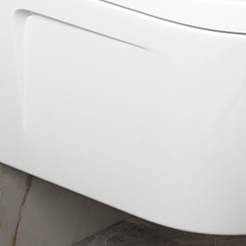 Contemporary Wall Hung Flush Toilet Ceramic Urine Toilet with Seat for Washroom Clearhalo 'Bathroom Remodel & Bathroom Fixtures' 'Home Improvement' 'home_improvement' 'home_improvement_toilets' 'Toilets & Bidets' 'Toilets' 7242897