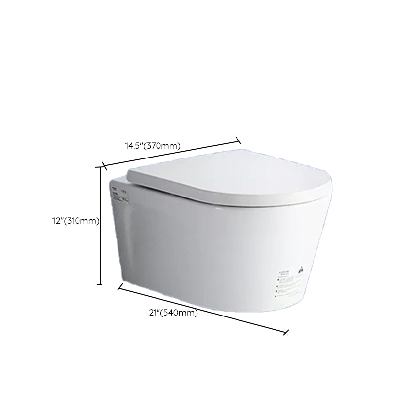 Contemporary Wall Hung Flush Toilet Ceramic Urine Toilet with Seat for Washroom Clearhalo 'Bathroom Remodel & Bathroom Fixtures' 'Home Improvement' 'home_improvement' 'home_improvement_toilets' 'Toilets & Bidets' 'Toilets' 7242901