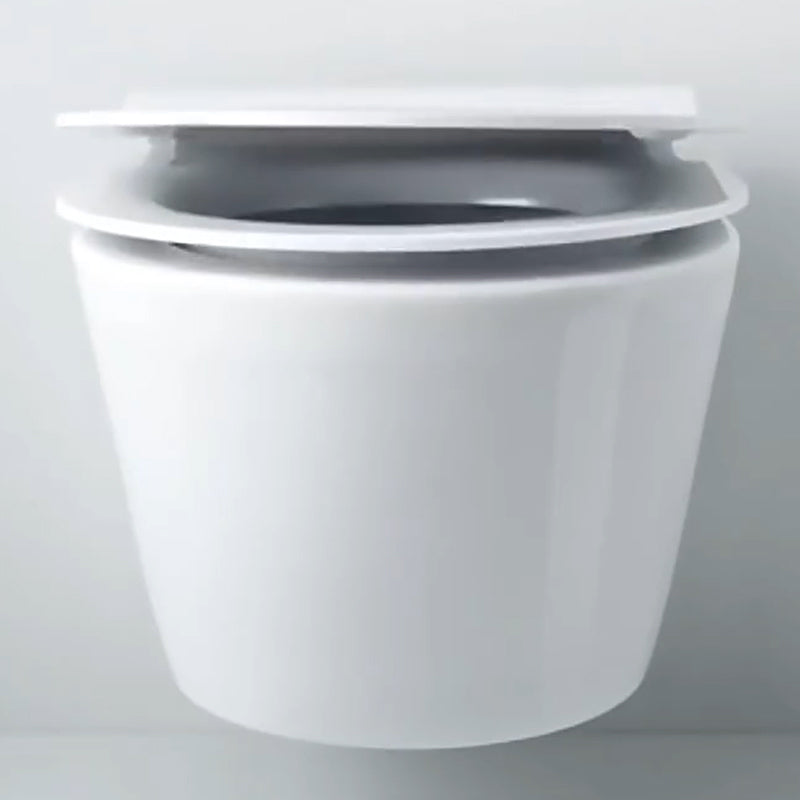 Contemporary Wall Hung Flush Toilet Ceramic Urine Toilet with Seat for Bathroom Clearhalo 'Bathroom Remodel & Bathroom Fixtures' 'Home Improvement' 'home_improvement' 'home_improvement_toilets' 'Toilets & Bidets' 'Toilets' 7242905