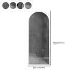 White Framed Fixed Glass Panel Scratch Resistant Fixed Glass Panel Clearhalo 'Bathroom Remodel & Bathroom Fixtures' 'Home Improvement' 'home_improvement' 'home_improvement_shower_tub_doors' 'Shower and Tub Doors' 'shower_tub_doors' 'Showers & Bathtubs' 7243073