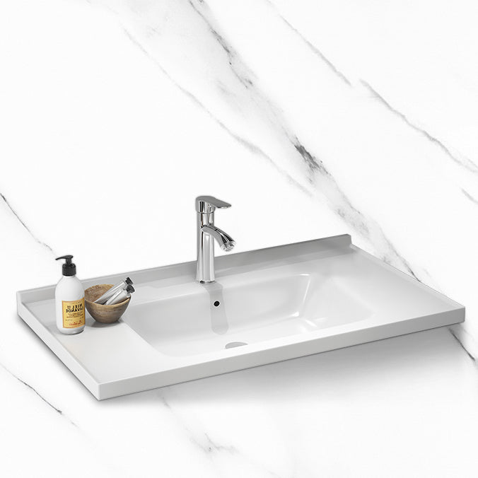 Single Sink Metal Frame Vanity Modern Black Wall Mount Rectangular Vanity Set Clearhalo 'Bathroom Remodel & Bathroom Fixtures' 'Bathroom Vanities' 'bathroom_vanities' 'Home Improvement' 'home_improvement' 'home_improvement_bathroom_vanities' 7244629