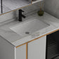 Rectangular Wall Mount Sink Vanity Modern White Metal Frame Vanity Clearhalo 'Bathroom Remodel & Bathroom Fixtures' 'Bathroom Vanities' 'bathroom_vanities' 'Home Improvement' 'home_improvement' 'home_improvement_bathroom_vanities' 7244716