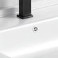 Rectangular Wall Mount Sink Vanity Modern White Metal Frame Vanity Clearhalo 'Bathroom Remodel & Bathroom Fixtures' 'Bathroom Vanities' 'bathroom_vanities' 'Home Improvement' 'home_improvement' 'home_improvement_bathroom_vanities' 7244717