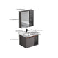 Metal Base Sink Vanity Modern Single-Sink Rectangular Wall Mount Vanity Sink Clearhalo 'Bathroom Remodel & Bathroom Fixtures' 'Bathroom Vanities' 'bathroom_vanities' 'Home Improvement' 'home_improvement' 'home_improvement_bathroom_vanities' 7244752