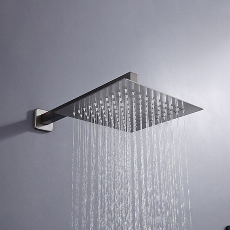 Modern Shower Head Combo Brass Ceiling Mounted Adjustable Spray Pattern Shower Combo Clearhalo 'Bathroom Remodel & Bathroom Fixtures' 'Home Improvement' 'home_improvement' 'home_improvement_shower_faucets' 'Shower Faucets & Systems' 'shower_faucets' 'Showers & Bathtubs Plumbing' 'Showers & Bathtubs' 7250636