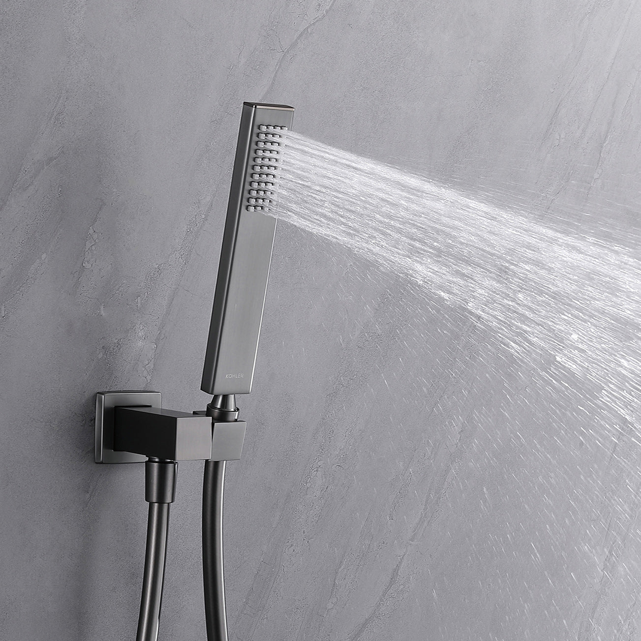 Modern Shower Combo Brass Handheld Shower Head Valve Included Shower Trim Clearhalo 'Bathroom Remodel & Bathroom Fixtures' 'Home Improvement' 'home_improvement' 'home_improvement_shower_faucets' 'Shower Faucets & Systems' 'shower_faucets' 'Showers & Bathtubs Plumbing' 'Showers & Bathtubs' 7250674