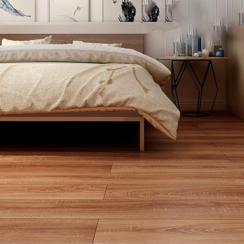 Hardwood Flooring Wooden Waterproof Scratch Resistant Flooring Brown Clearhalo 'Flooring 'Hardwood Flooring' 'hardwood_flooring' 'Home Improvement' 'home_improvement' 'home_improvement_hardwood_flooring' Walls and Ceiling' 7250971