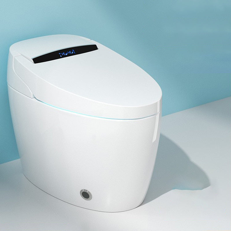 Floor Mount Bidet Elongated in White Smart Bidet with Heated Seat Clearhalo 'Bathroom Remodel & Bathroom Fixtures' 'Bidets' 'Home Improvement' 'home_improvement' 'home_improvement_bidets' 'Toilets & Bidets' 7251702