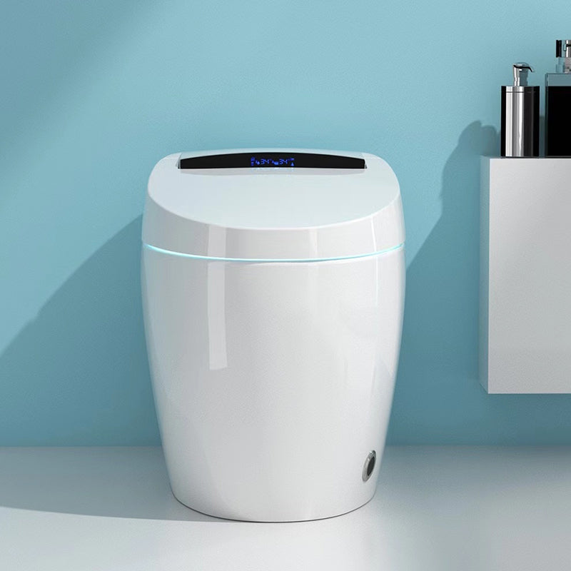 Floor Mount Bidet Elongated in White Smart Bidet with Heated Seat Clearhalo 'Bathroom Remodel & Bathroom Fixtures' 'Bidets' 'Home Improvement' 'home_improvement' 'home_improvement_bidets' 'Toilets & Bidets' 7251704