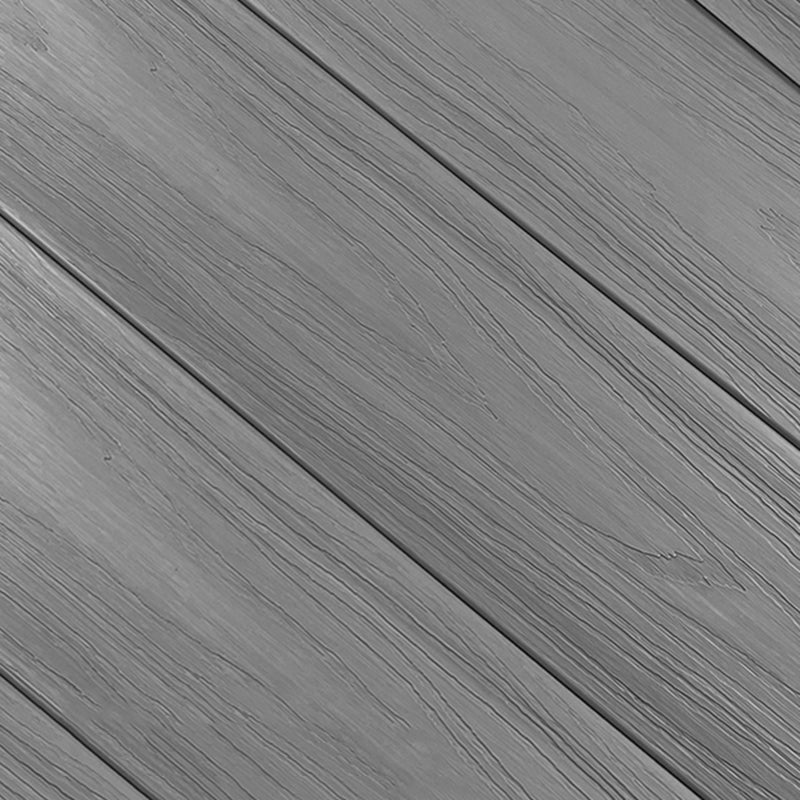 Embossed Composite Deck Plank Nailed Outdoor Patio Deck Tile Kit Dark Gray Clearhalo 'Home Improvement' 'home_improvement' 'home_improvement_outdoor_deck_tiles_planks' 'Outdoor Deck Tiles & Planks' 'Outdoor Flooring & Tile' 'Outdoor Remodel' 'outdoor_deck_tiles_planks' 7253306