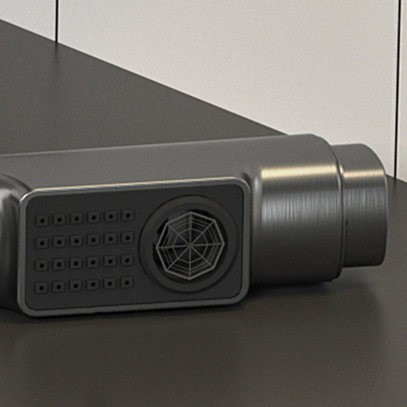 Modern Vessel Sink Faucet Knob Handle Swivel Spout with Pull Down Sprayer Clearhalo 'Bathroom Remodel & Bathroom Fixtures' 'Bathroom Sink Faucets' 'Bathroom Sinks & Faucet Components' 'bathroom_sink_faucets' 'Home Improvement' 'home_improvement' 'home_improvement_bathroom_sink_faucets' 7253377