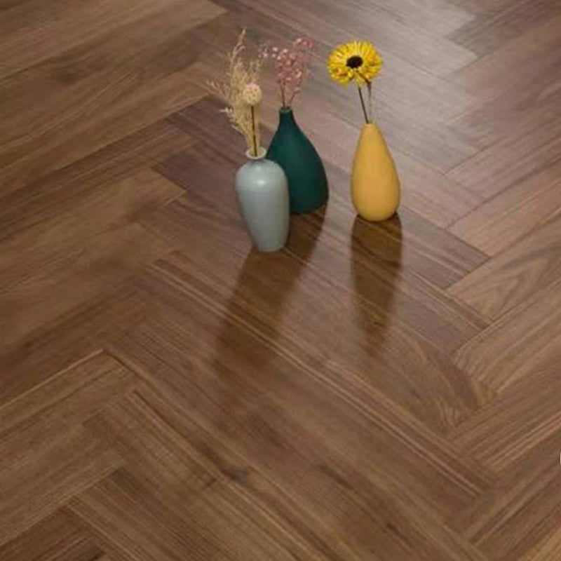 Modern Laminate Flooring Click Lock Stain Resistant Wood Laminate Plank Flooring Dark Wood Walnut Clearhalo 'Flooring 'Home Improvement' 'home_improvement' 'home_improvement_laminate_flooring' 'Laminate Flooring' 'laminate_flooring' Walls and Ceiling' 7253654