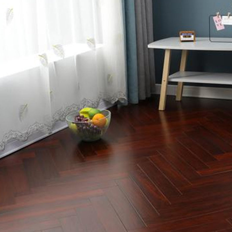 Modern Laminate Flooring Click Lock Stain Resistant Wood Laminate Plank Flooring Dark Wood Rosewood Clearhalo 'Flooring 'Home Improvement' 'home_improvement' 'home_improvement_laminate_flooring' 'Laminate Flooring' 'laminate_flooring' Walls and Ceiling' 7253657