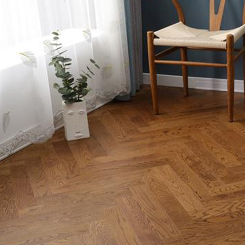 Modern Laminate Flooring Click Lock Stain Resistant Wood Laminate Plank Flooring Red Brown Oak Clearhalo 'Flooring 'Home Improvement' 'home_improvement' 'home_improvement_laminate_flooring' 'Laminate Flooring' 'laminate_flooring' Walls and Ceiling' 7253676