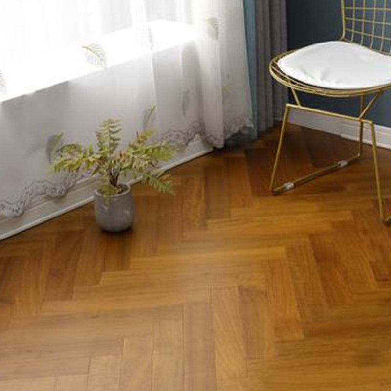 Modern Laminate Flooring Click Lock Stain Resistant Wood Laminate Plank Flooring Dark Wood Teak Clearhalo 'Flooring 'Home Improvement' 'home_improvement' 'home_improvement_laminate_flooring' 'Laminate Flooring' 'laminate_flooring' Walls and Ceiling' 7253685