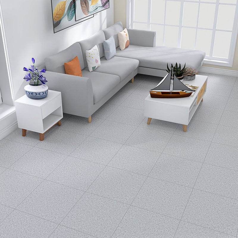 Home Indoor Vinyl Floor Coiled Marble Print Square PVC Vinyl Flooring Light Gray Clearhalo 'Flooring 'Home Improvement' 'home_improvement' 'home_improvement_vinyl_flooring' 'Vinyl Flooring' 'vinyl_flooring' Walls and Ceiling' 7253777