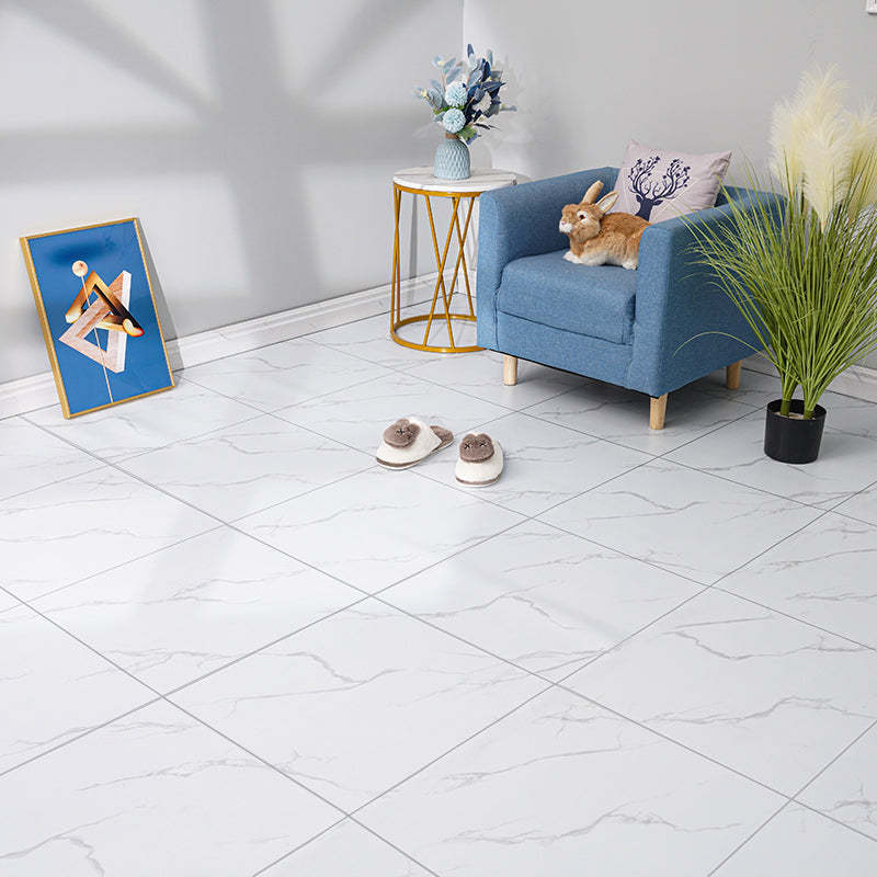 Home Indoor Vinyl Floor Coiled Marble Print Square PVC Vinyl Flooring Clearhalo 'Flooring 'Home Improvement' 'home_improvement' 'home_improvement_vinyl_flooring' 'Vinyl Flooring' 'vinyl_flooring' Walls and Ceiling' 7253778