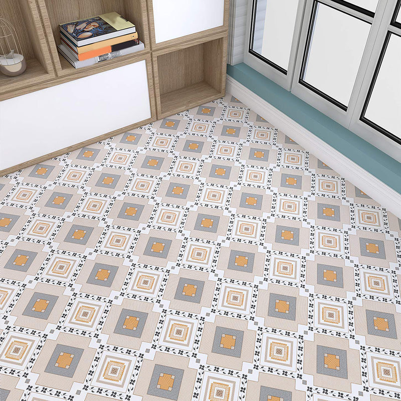 Home Indoor Vinyl Floor Coiled Marble Print Square PVC Vinyl Flooring Suit Clearhalo 'Flooring 'Home Improvement' 'home_improvement' 'home_improvement_vinyl_flooring' 'Vinyl Flooring' 'vinyl_flooring' Walls and Ceiling' 7253780