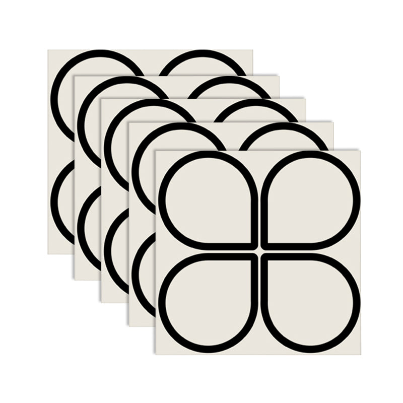 Pattern Printing Peel & Stick Tile Square Water Resistant Single Tile Clearhalo 'Flooring 'Home Improvement' 'home_improvement' 'home_improvement_peel_stick_blacksplash' 'Peel & Stick Backsplash Tile' 'peel_stick_blacksplash' 'Walls & Ceilings' Walls and Ceiling' 7253895