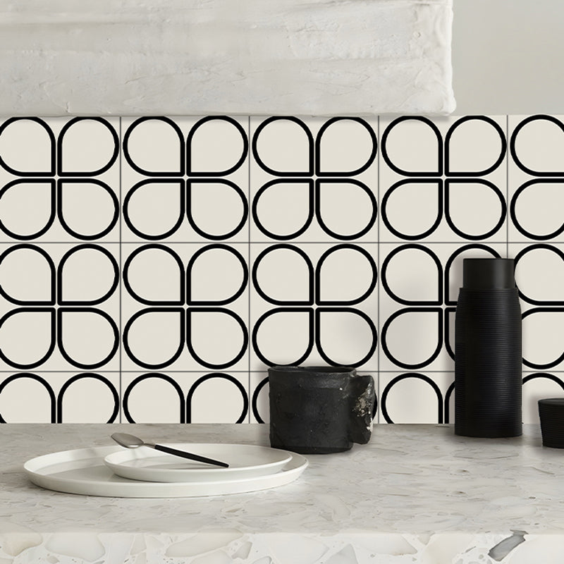 Pattern Printing Peel & Stick Tile Square Water Resistant Single Tile Clearhalo 'Flooring 'Home Improvement' 'home_improvement' 'home_improvement_peel_stick_blacksplash' 'Peel & Stick Backsplash Tile' 'peel_stick_blacksplash' 'Walls & Ceilings' Walls and Ceiling' 7253896