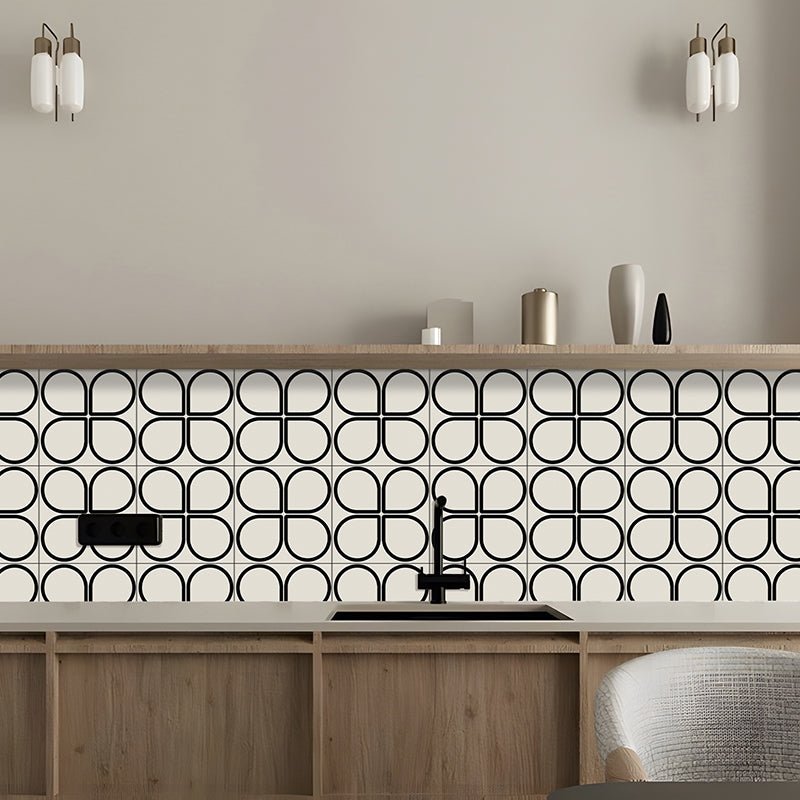 Pattern Printing Peel & Stick Tile Square Water Resistant Single Tile Clearhalo 'Flooring 'Home Improvement' 'home_improvement' 'home_improvement_peel_stick_blacksplash' 'Peel & Stick Backsplash Tile' 'peel_stick_blacksplash' 'Walls & Ceilings' Walls and Ceiling' 7253900