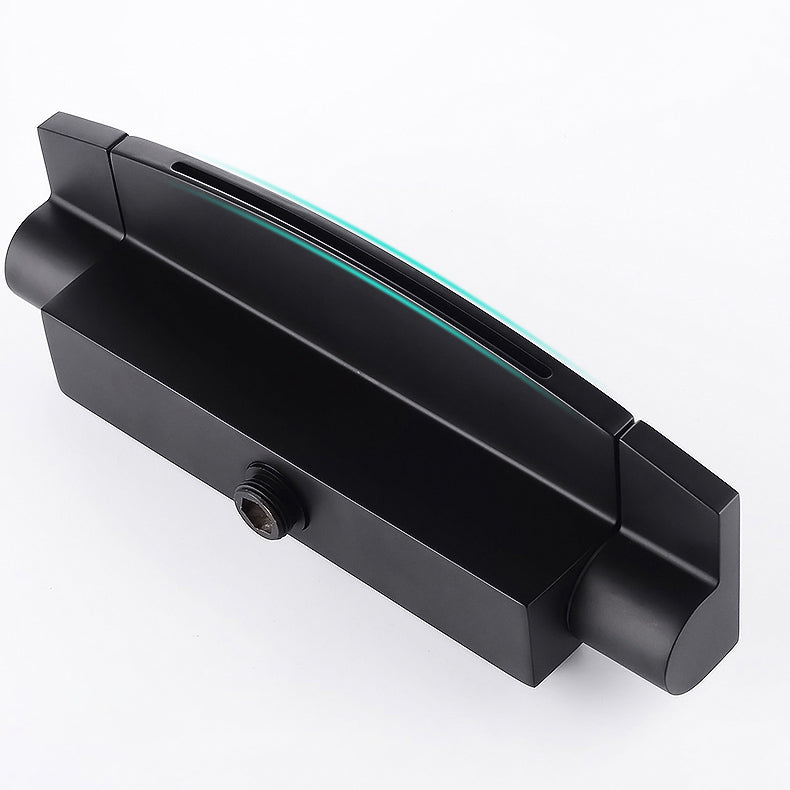 Modern Tub Filler Copper Wall Mounted with Hand Shower Waterfall Tub Spout Trim Clearhalo 'Bathroom Remodel & Bathroom Fixtures' 'Bathtub Faucets' 'bathtub_faucets' 'Home Improvement' 'home_improvement' 'home_improvement_bathtub_faucets' 7254067