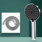 Contemporary Shower Head 5 Setting Adjustable Spray Pattern Handheld Shower Head Black Shower & 59" Hose Clearhalo 'Bathroom Remodel & Bathroom Fixtures' 'Home Improvement' 'home_improvement' 'home_improvement_shower_heads' 'Shower Heads' 'shower_heads' 'Showers & Bathtubs Plumbing' 'Showers & Bathtubs' 7254161