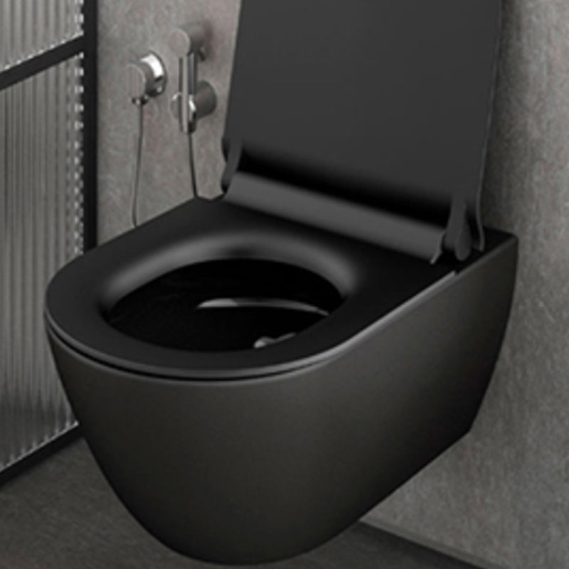Contemporary Wall Hung Flush Toilet Ceramic Urine Toilet for Bathroom Clearhalo 'Bathroom Remodel & Bathroom Fixtures' 'Home Improvement' 'home_improvement' 'home_improvement_toilets' 'Toilets & Bidets' 'Toilets' 7254475