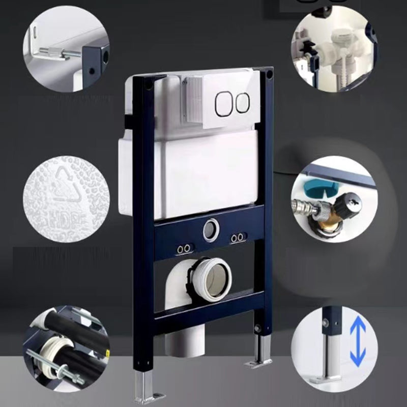 Modern White Flush Toilet Wall Mount Urine Toilet with Seat for Bathroom Clearhalo 'Bathroom Remodel & Bathroom Fixtures' 'Home Improvement' 'home_improvement' 'home_improvement_toilets' 'Toilets & Bidets' 'Toilets' 7254517