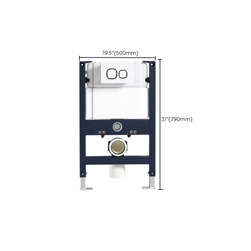 Modern White Flush Toilet Wall Mount Urine Toilet with Seat for Bathroom Clearhalo 'Bathroom Remodel & Bathroom Fixtures' 'Home Improvement' 'home_improvement' 'home_improvement_toilets' 'Toilets & Bidets' 'Toilets' 7254531