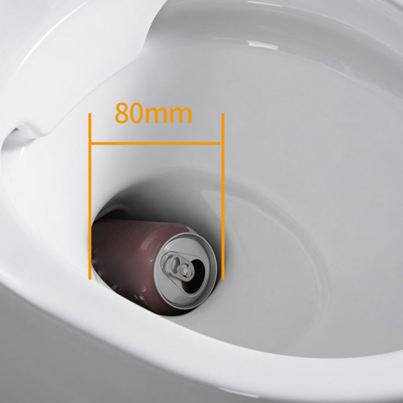 Contemporary Siphon Jet Toilet Floor Mount Urine Toilet for Washroom Clearhalo 'Bathroom Remodel & Bathroom Fixtures' 'Home Improvement' 'home_improvement' 'home_improvement_toilets' 'Toilets & Bidets' 'Toilets' 7254599
