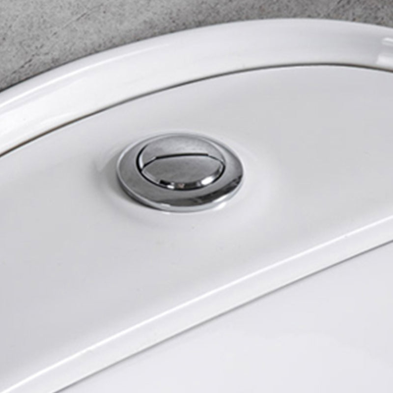 Contemporary Siphon Jet Toilet Floor Mount Urine Toilet for Washroom Clearhalo 'Bathroom Remodel & Bathroom Fixtures' 'Home Improvement' 'home_improvement' 'home_improvement_toilets' 'Toilets & Bidets' 'Toilets' 7254600