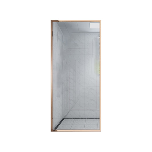 White Shower Bath Door Framed Single Fixed Clear Shower Door Clearhalo 'Bathroom Remodel & Bathroom Fixtures' 'Home Improvement' 'home_improvement' 'home_improvement_shower_tub_doors' 'Shower and Tub Doors' 'shower_tub_doors' 'Showers & Bathtubs' 7254656
