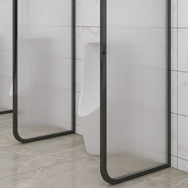 Black and Gold Fixed Glass Panel Framed Single Fixed Bath Fixed Panel Clearhalo 'Bathroom Remodel & Bathroom Fixtures' 'Home Improvement' 'home_improvement' 'home_improvement_shower_tub_doors' 'Shower and Tub Doors' 'shower_tub_doors' 'Showers & Bathtubs' 7254673