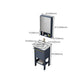 Metal Glam Bathroom Vanity Set Freestanding Single-Sink Bath Vanity Clearhalo 'Bathroom Remodel & Bathroom Fixtures' 'Bathroom Vanities' 'bathroom_vanities' 'Home Improvement' 'home_improvement' 'home_improvement_bathroom_vanities' 7256232