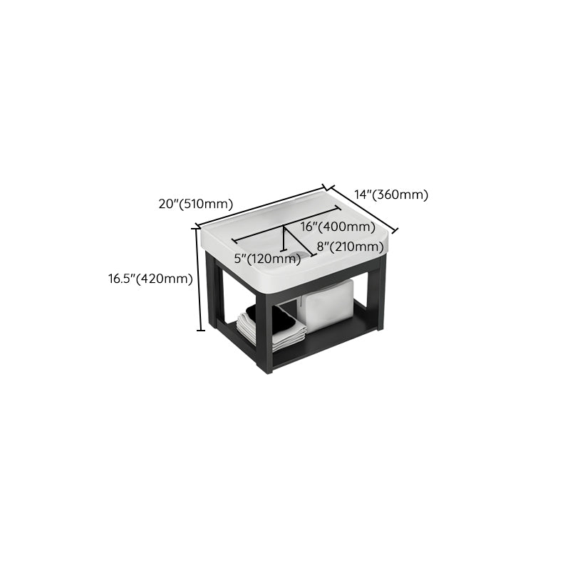 Modern Bathroom Vanity Cabinet Single Sink Space Saver Vanity Clearhalo 'Bathroom Remodel & Bathroom Fixtures' 'Bathroom Vanities' 'bathroom_vanities' 'Home Improvement' 'home_improvement' 'home_improvement_bathroom_vanities' 7256264