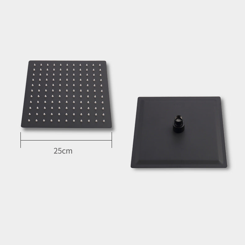 Modern Shower Head Combo Brass Wall Mounted Adjustable Water Flow Shower Trim Clearhalo 'Bathroom Remodel & Bathroom Fixtures' 'Home Improvement' 'home_improvement' 'home_improvement_shower_faucets' 'Shower Faucets & Systems' 'shower_faucets' 'Showers & Bathtubs Plumbing' 'Showers & Bathtubs' 7258159