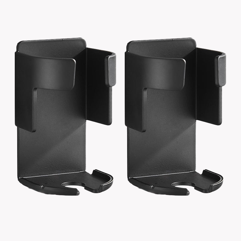 Modern Black/White 4-Piece Bathroom Accessory Set, Toothbrush Holder Black 2 Piece Set Clearhalo 'Bathroom Hardware Sets' 'Bathroom Hardware' 'Bathroom Remodel & Bathroom Fixtures' 'bathroom_hardware_sets' 'Home Improvement' 'home_improvement' 'home_improvement_bathroom_hardware_sets' 7258720