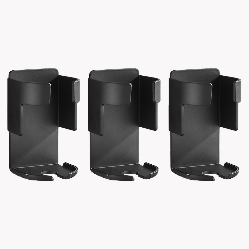 Modern Black/White 4-Piece Bathroom Accessory Set, Toothbrush Holder Black 3 Piece Set Clearhalo 'Bathroom Hardware Sets' 'Bathroom Hardware' 'Bathroom Remodel & Bathroom Fixtures' 'bathroom_hardware_sets' 'Home Improvement' 'home_improvement' 'home_improvement_bathroom_hardware_sets' 7258721