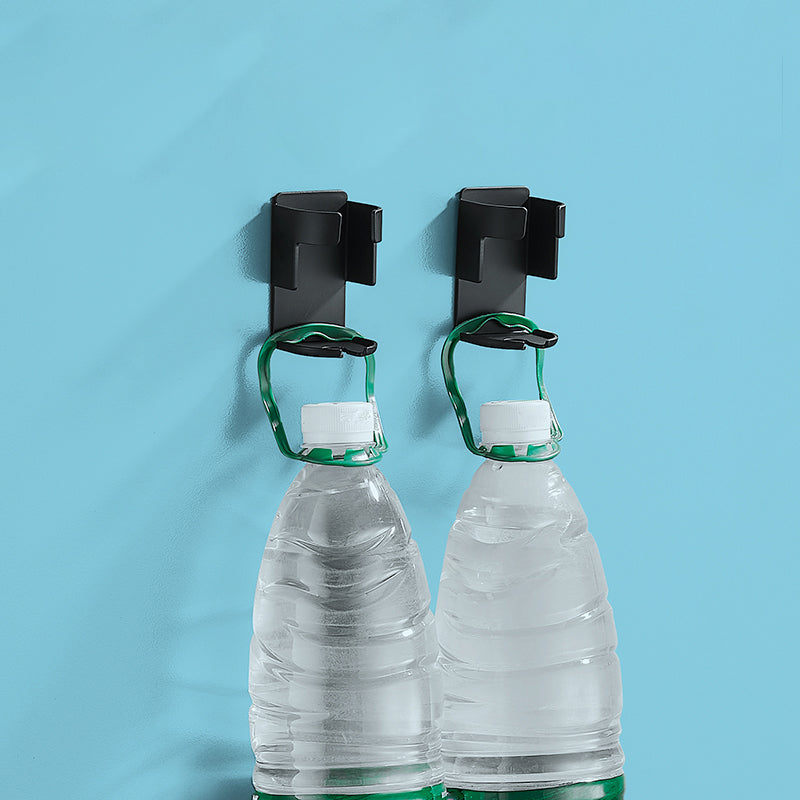 Modern Black/White 4-Piece Bathroom Accessory Set, Toothbrush Holder Clearhalo 'Bathroom Hardware Sets' 'Bathroom Hardware' 'Bathroom Remodel & Bathroom Fixtures' 'bathroom_hardware_sets' 'Home Improvement' 'home_improvement' 'home_improvement_bathroom_hardware_sets' 7258724